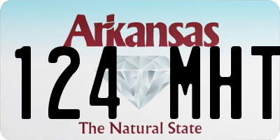 AR license plate 124MHT