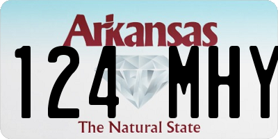 AR license plate 124MHY