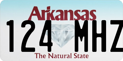 AR license plate 124MHZ
