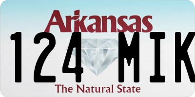 AR license plate 124MIK