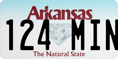 AR license plate 124MIN