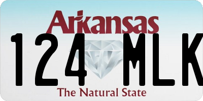 AR license plate 124MLK