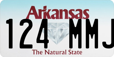 AR license plate 124MMJ