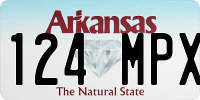 AR license plate 124MPX