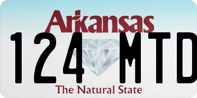 AR license plate 124MTD