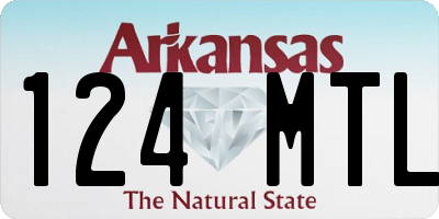 AR license plate 124MTL