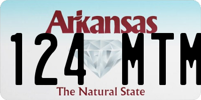 AR license plate 124MTM