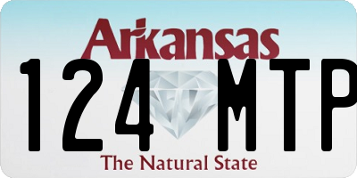 AR license plate 124MTP