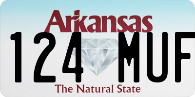 AR license plate 124MUF