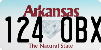 AR license plate 124OBX