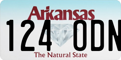 AR license plate 124ODN