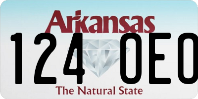 AR license plate 124OEO