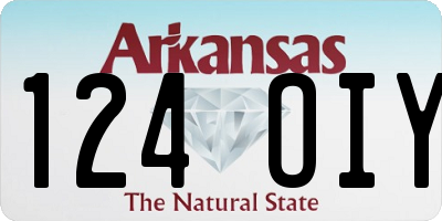 AR license plate 124OIY