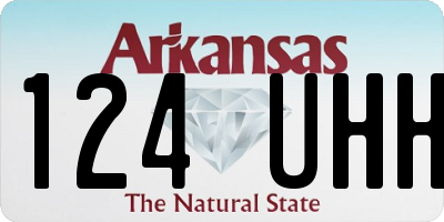 AR license plate 124UHH
