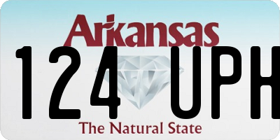 AR license plate 124UPH