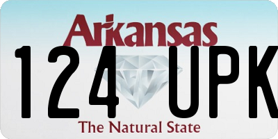 AR license plate 124UPK