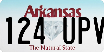 AR license plate 124UPV
