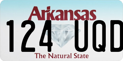 AR license plate 124UQD
