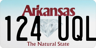 AR license plate 124UQL