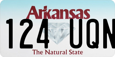 AR license plate 124UQN