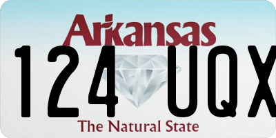 AR license plate 124UQX
