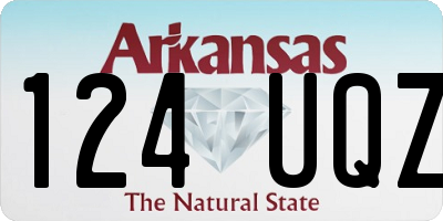 AR license plate 124UQZ