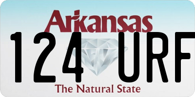AR license plate 124URF
