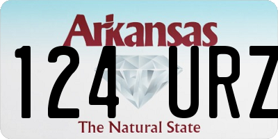 AR license plate 124URZ