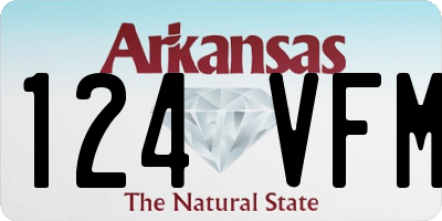AR license plate 124VFM