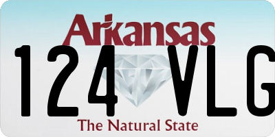 AR license plate 124VLG