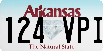 AR license plate 124VPI