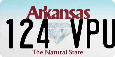 AR license plate 124VPU