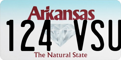 AR license plate 124VSU