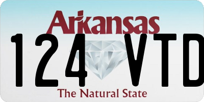 AR license plate 124VTD