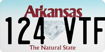 AR license plate 124VTF
