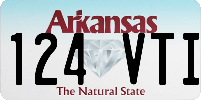 AR license plate 124VTI