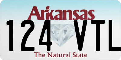 AR license plate 124VTL