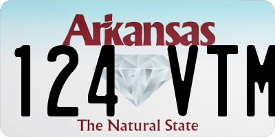 AR license plate 124VTM