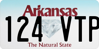 AR license plate 124VTP
