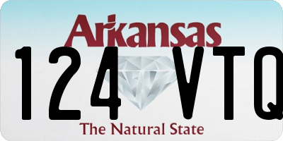 AR license plate 124VTQ