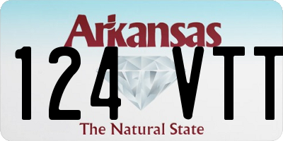 AR license plate 124VTT