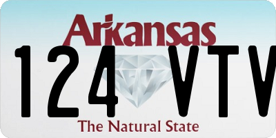 AR license plate 124VTV