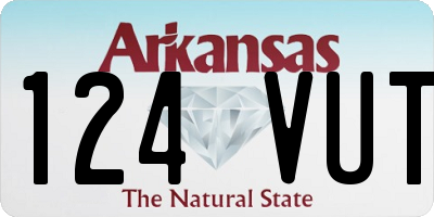 AR license plate 124VUT