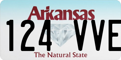 AR license plate 124VVE