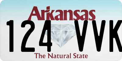 AR license plate 124VVK