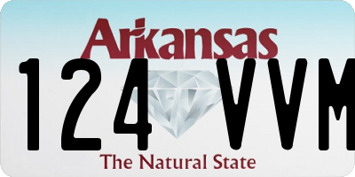 AR license plate 124VVM