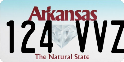 AR license plate 124VVZ