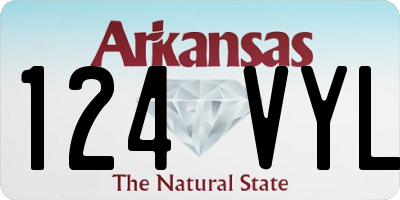 AR license plate 124VYL