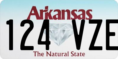 AR license plate 124VZE