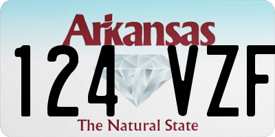 AR license plate 124VZF
